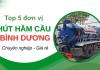 Top 5 đơn vị hút hầm cầu Bình Dương chuyên nghiệp, giá rẻ